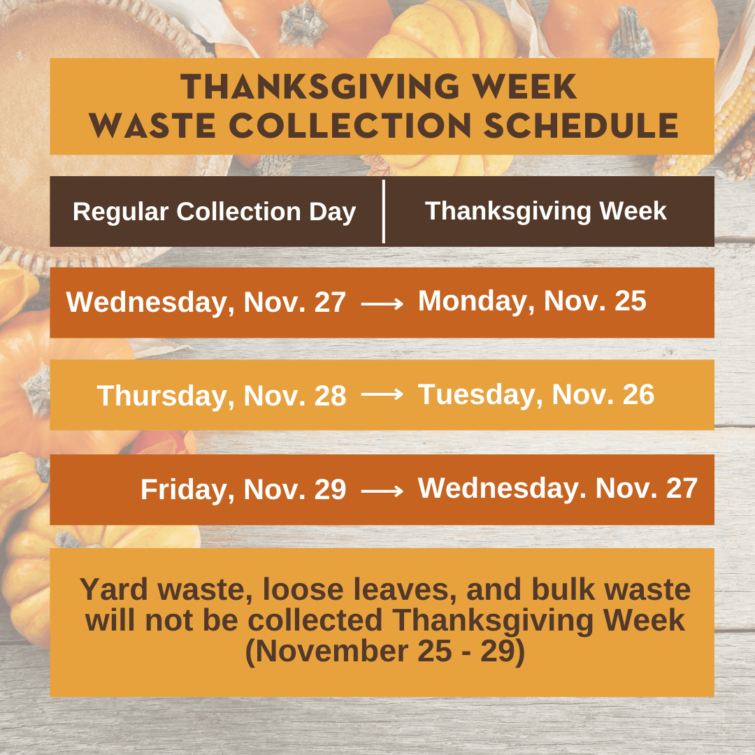 Thanksgiving Week Waste Schedule (1)