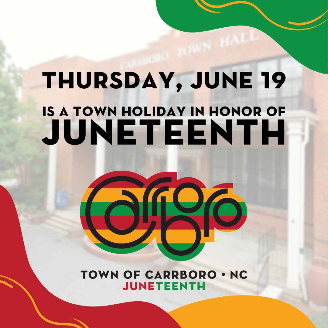Juneteenth Town Holiday square 2025