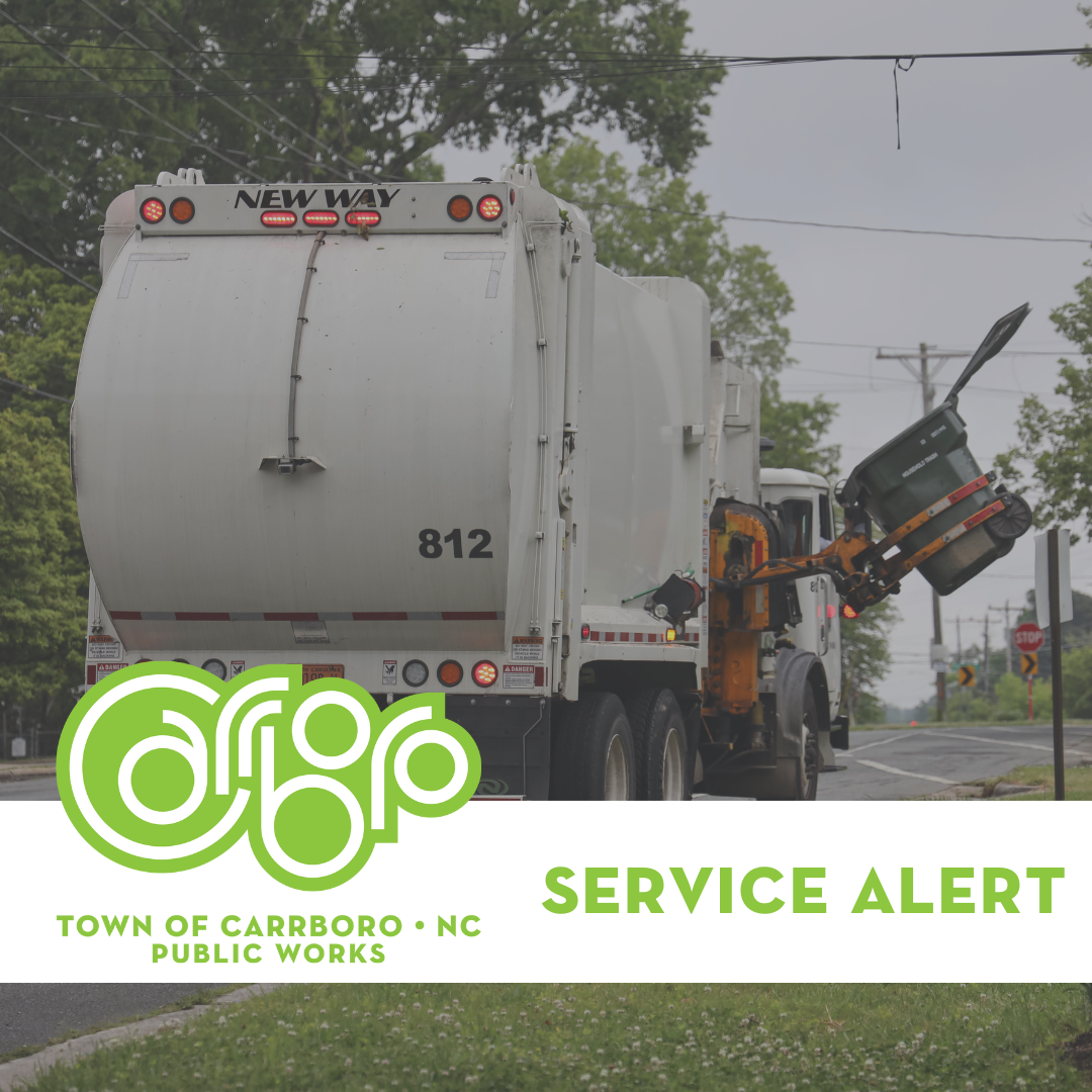Carrboro Public Works Service Update 